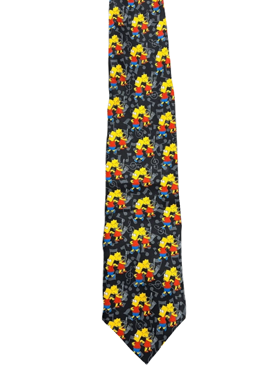 Vintage 1998 Bart & Lisa Simpson Dancing Tie