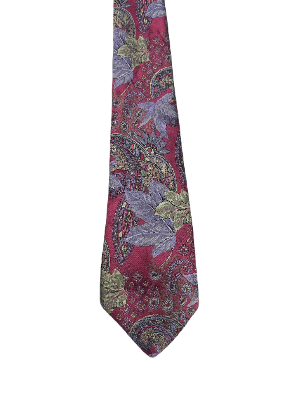 Rael Brook Paisley & Leaves Embroidered Tie