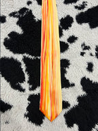 Orange Striped Tie