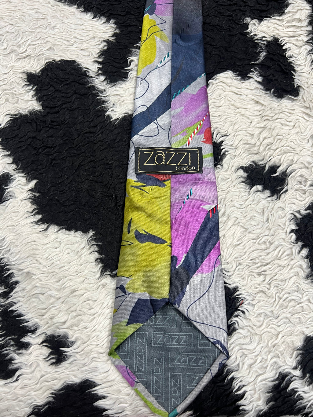 Zazzi Fully Embroidered Abstract Tie