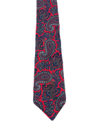 Balmoral Tie Rack Red & Blue Paisley Tie