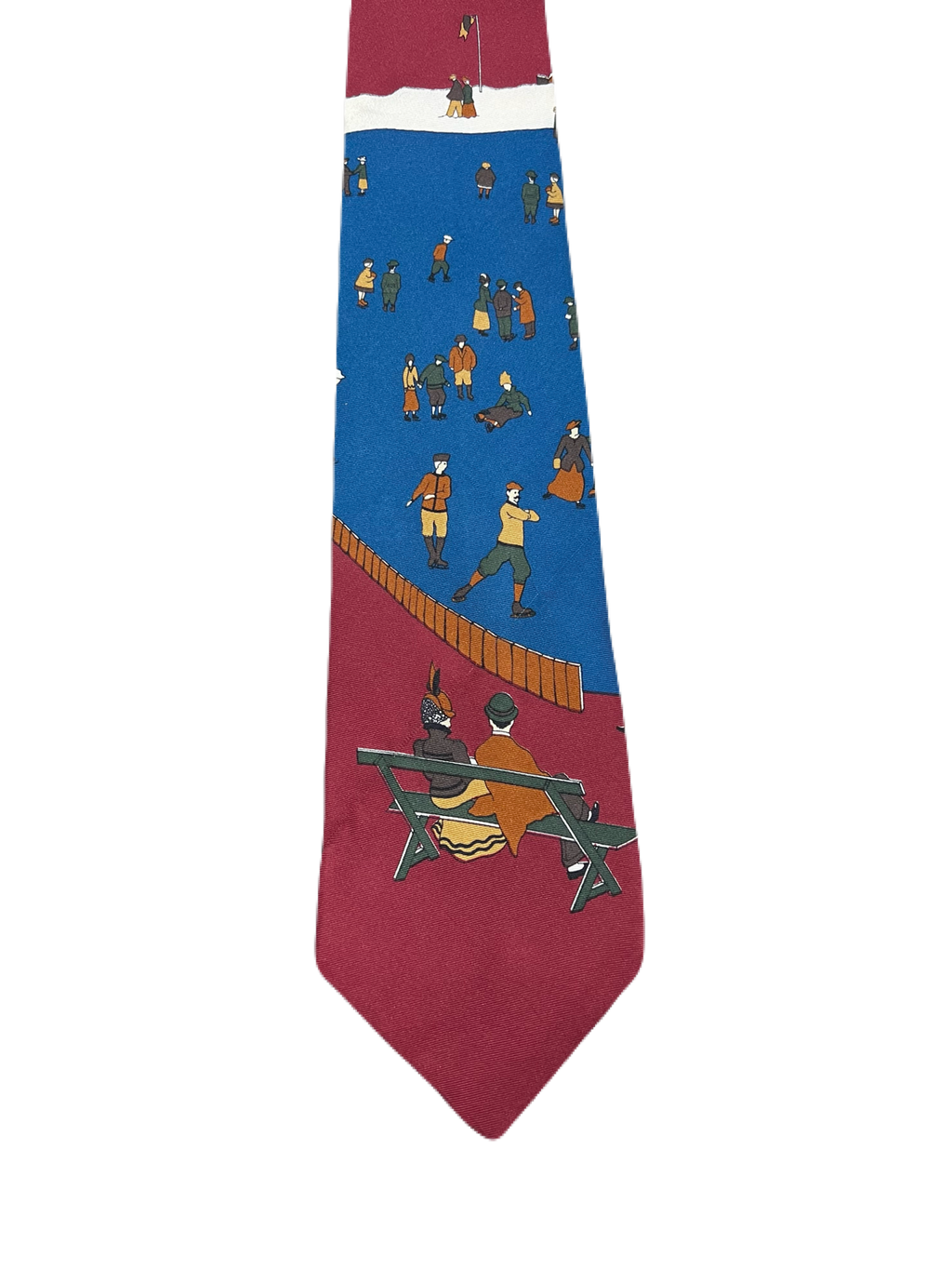 Ice Skating Rink Tie
