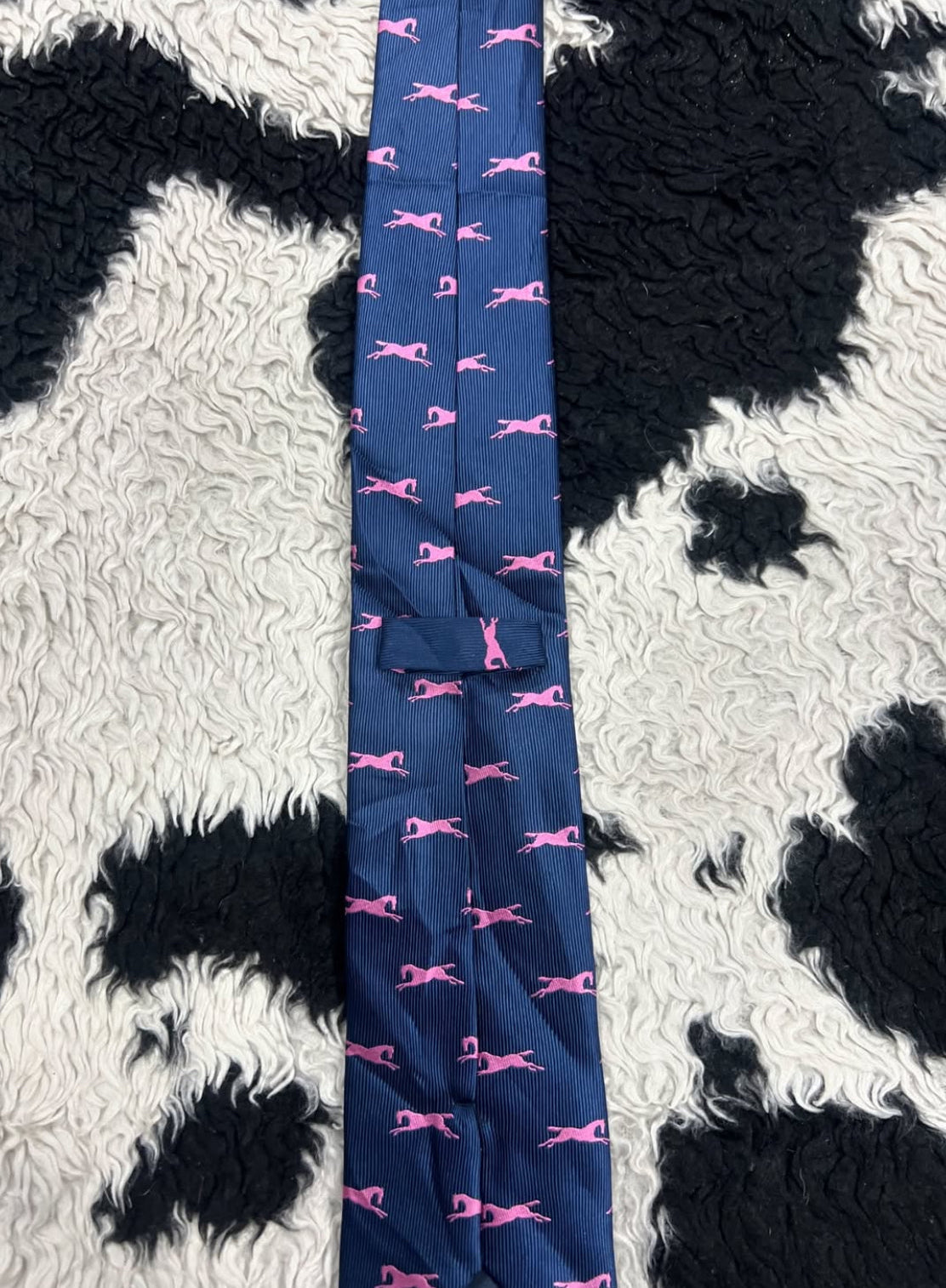 Pink Horses Tie