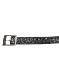 Black Laced Glitter Belt