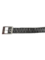 Black Laced Glitter Belt