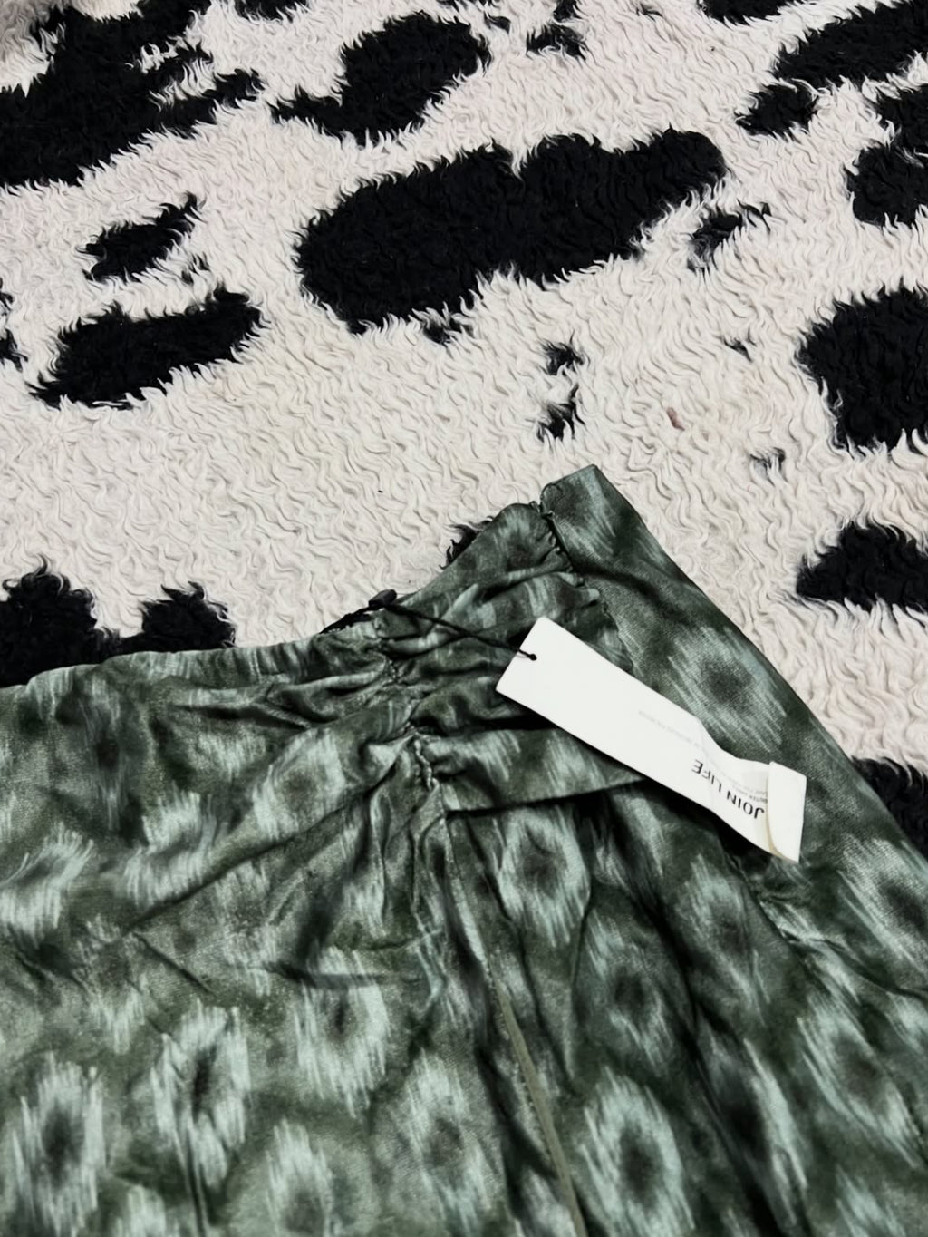ZARA Long Green Skirt