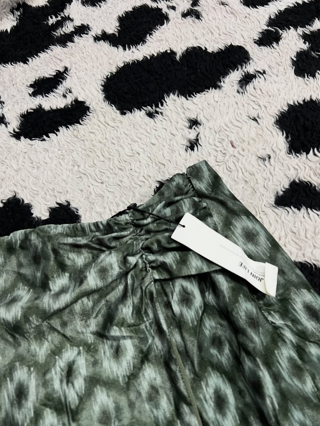 ZARA Long Green Skirt