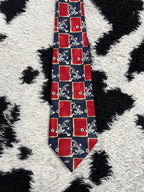 Vintage 1996 Looney Tunes Bugs Bunny Playing Football Tie