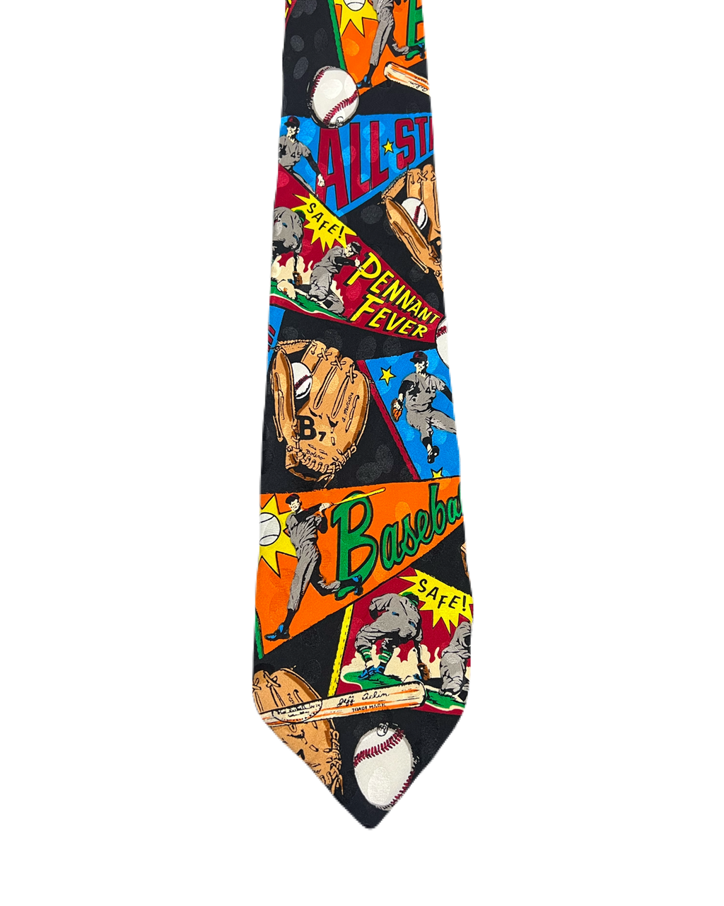 Rosetti Baseball Graphic Tie