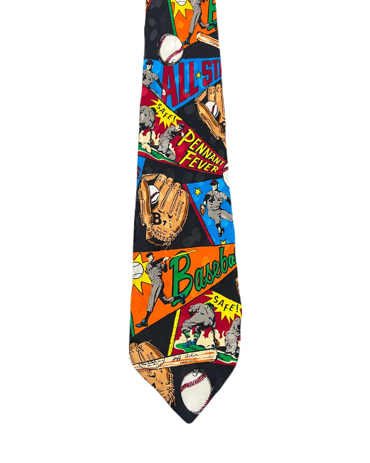 Rosetti Baseball Graphic Tie