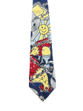 Goodmorning Doodle Art Tie