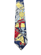 Goodmorning Doodle Art Tie
