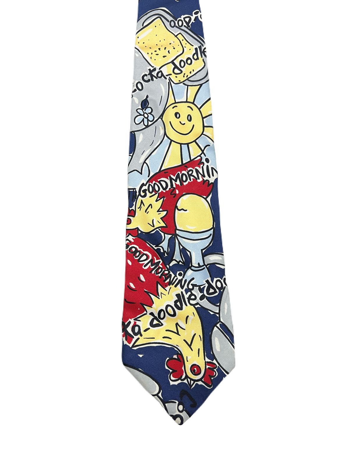 Goodmorning Doodle Art Tie