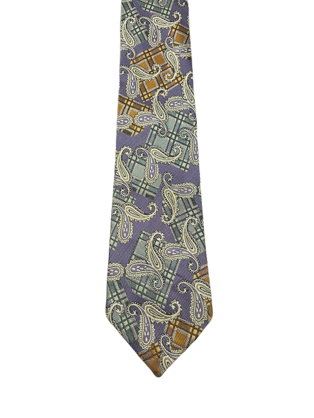 Maria Callas Paisley Embroidered Tie