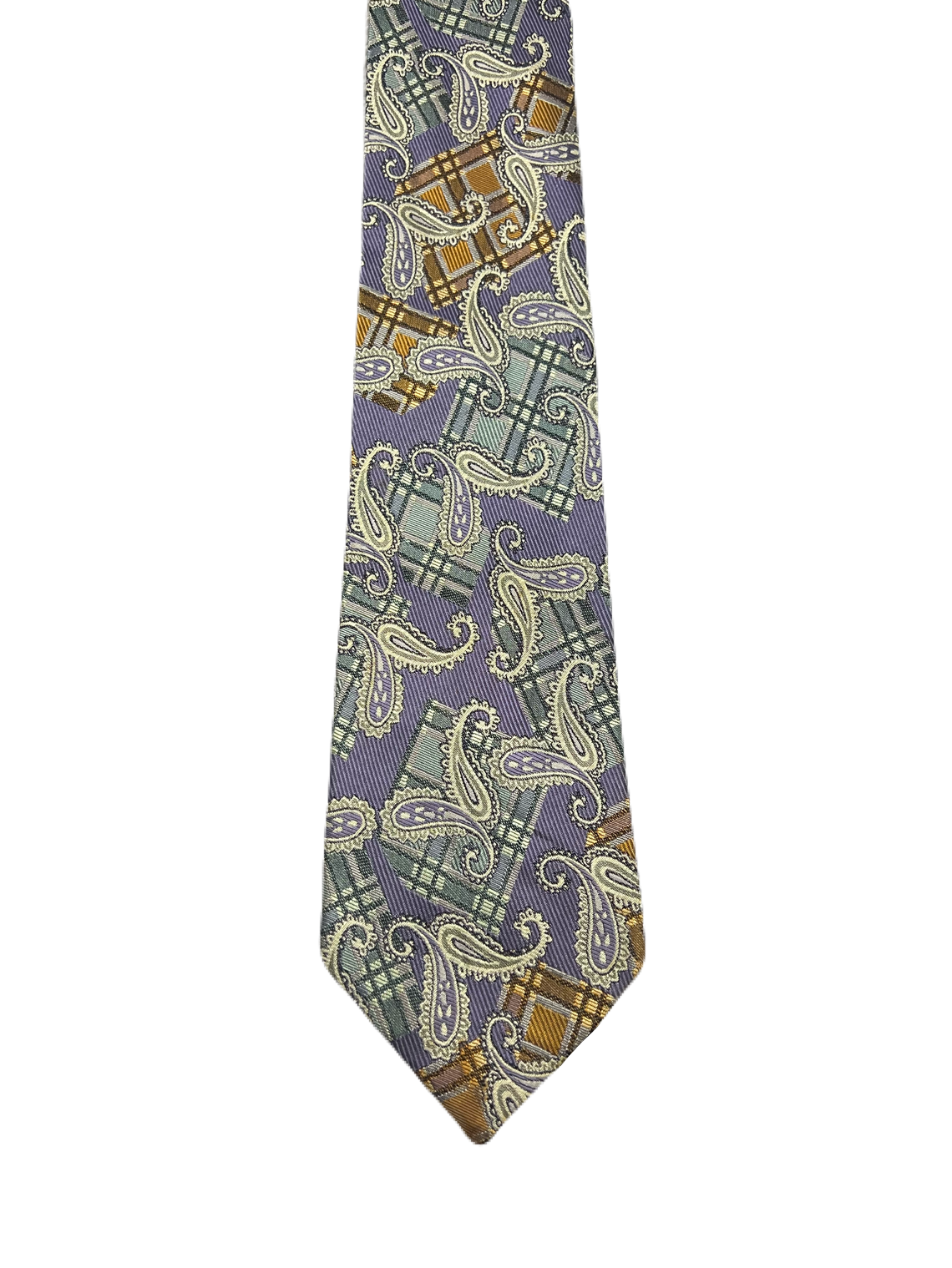 Maria Callas Paisley Embroidered Tie