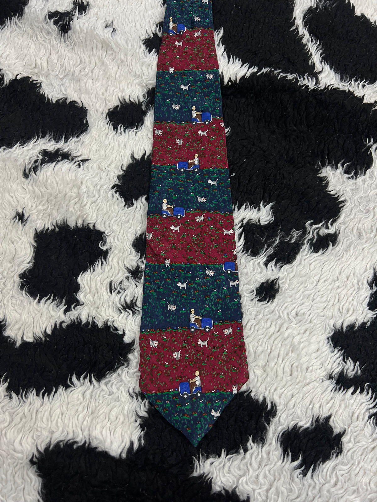 After Dark Cats Mowin' Man Tie
