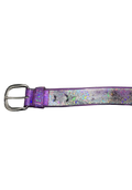 Purple & Silver Shiny Belt