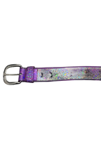 Purple & Silver Shiny Belt