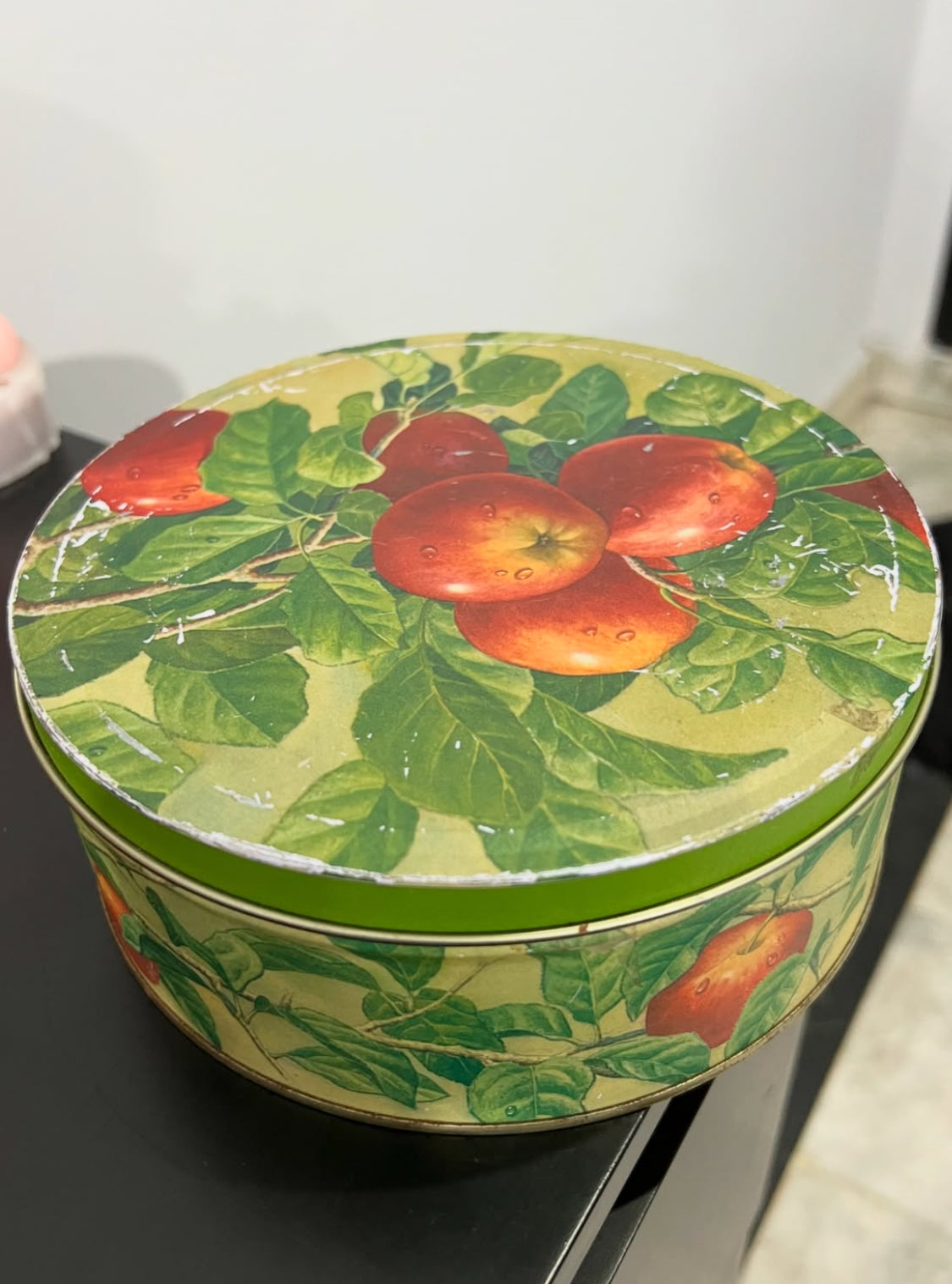 Cottagecore Apple Metal Storage Box
