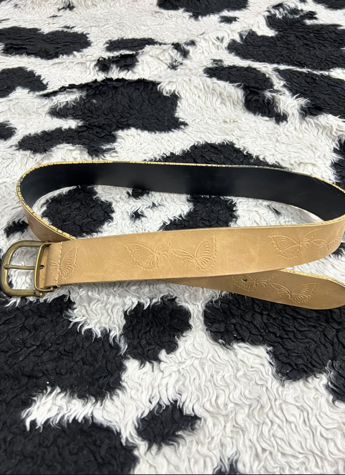 Carved Butterflies Belt