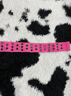 Pink Double-Hole Canvas Belt