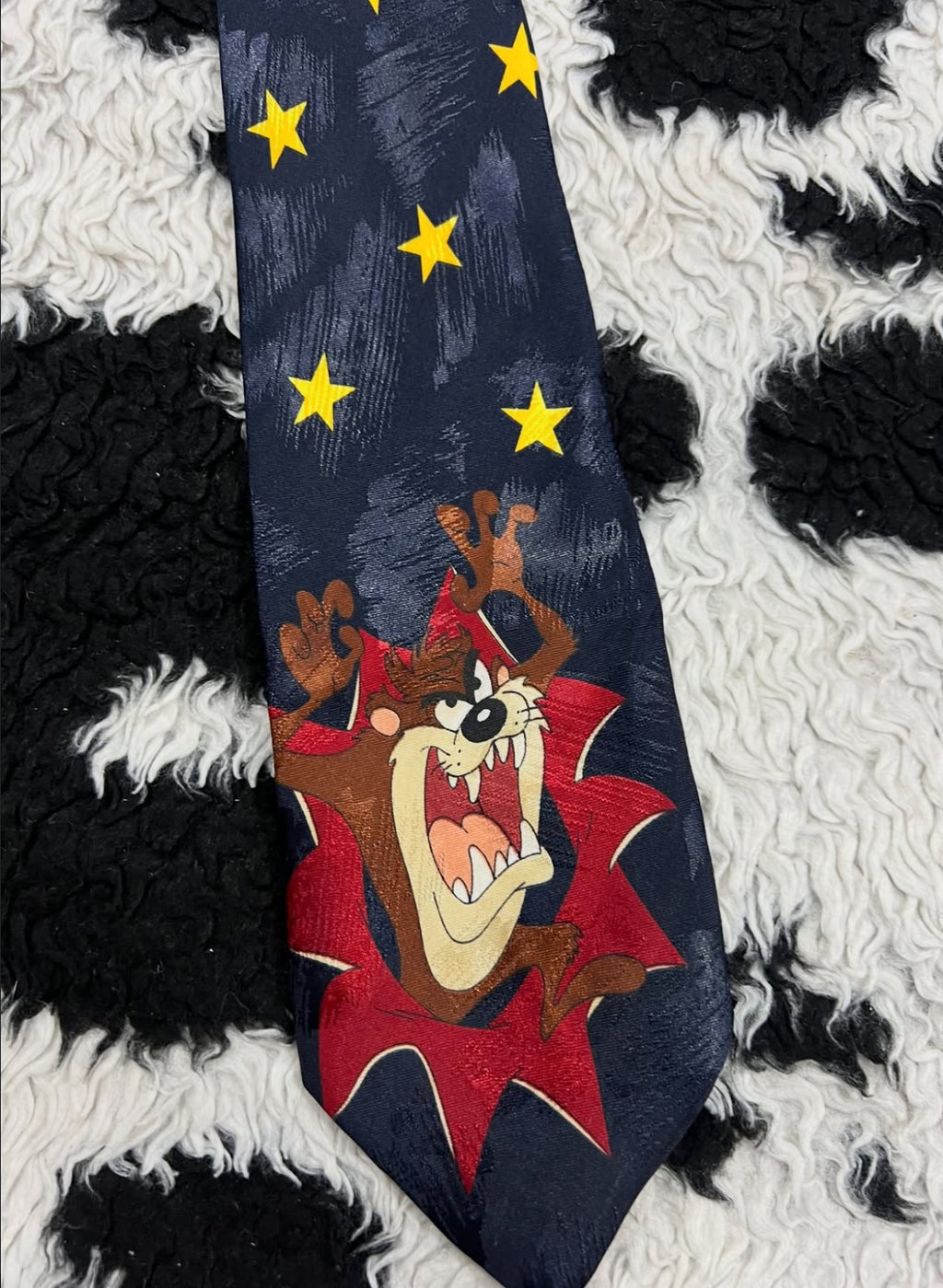 Disney Tasmanian Devil Taz Stars Tie