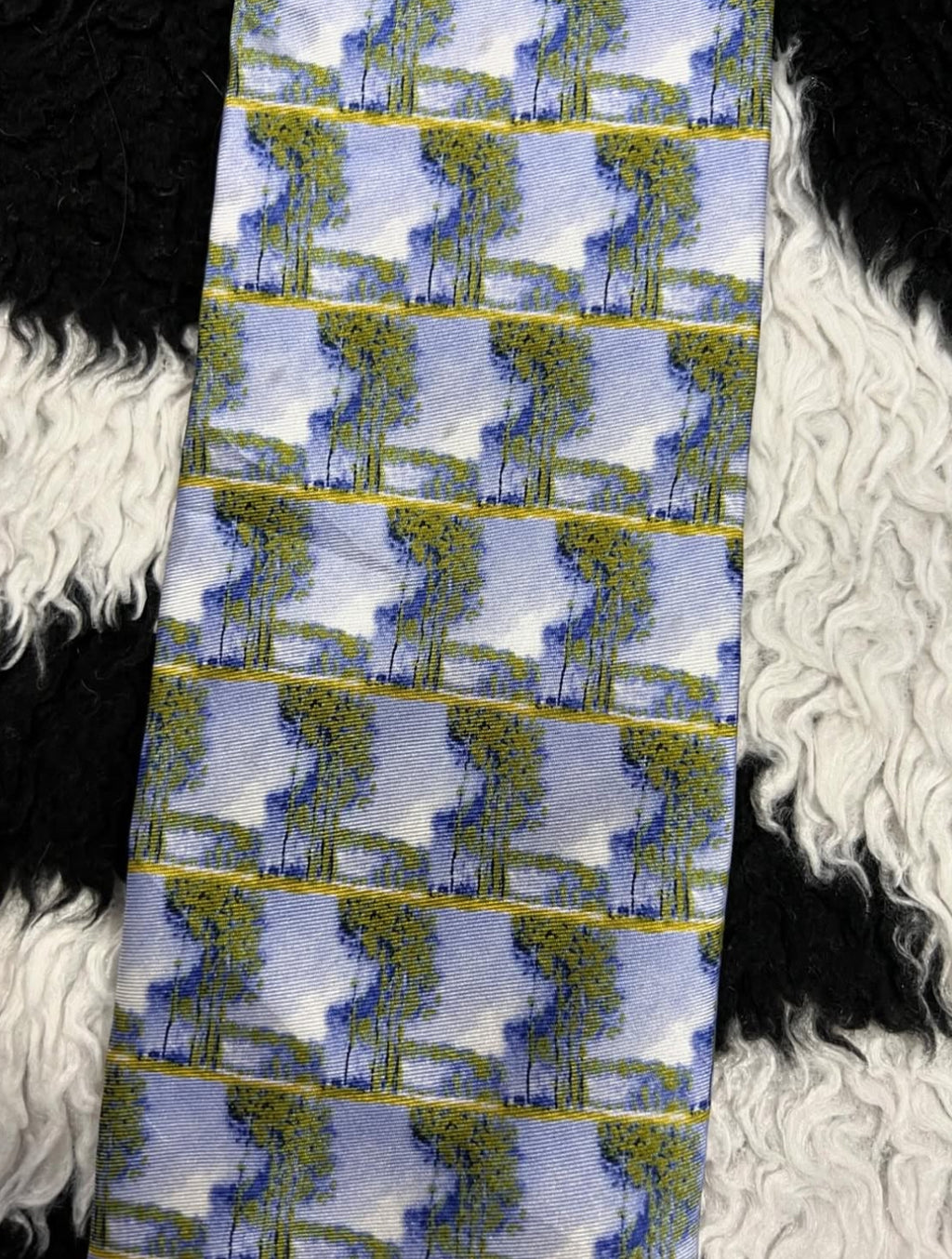 Claude Monet Inspired Tie