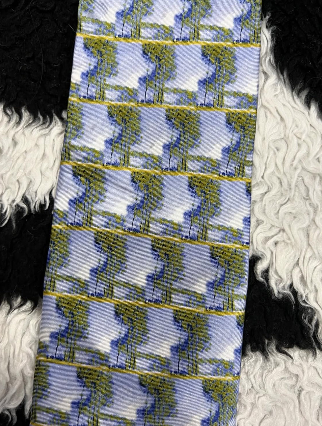 Claude Monet Inspired Tie