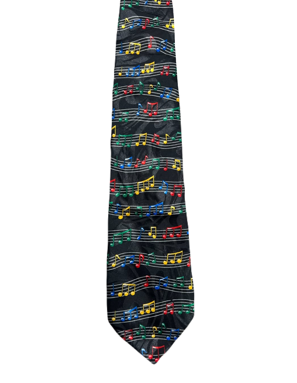 Black Musical Sheet Tie