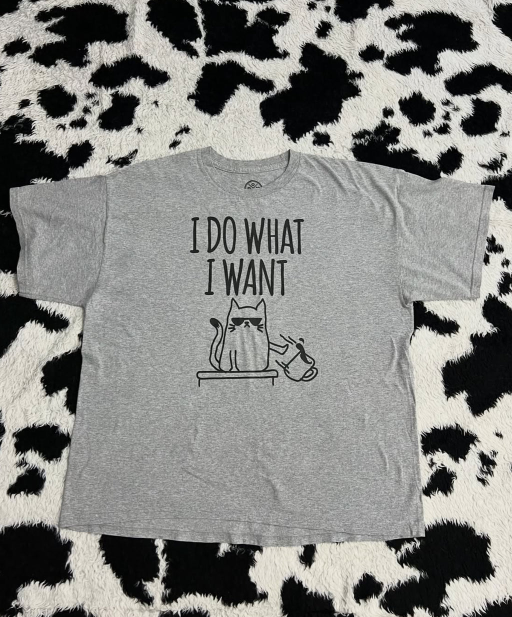 "I do what I want" Cat Tee (Extra Large)