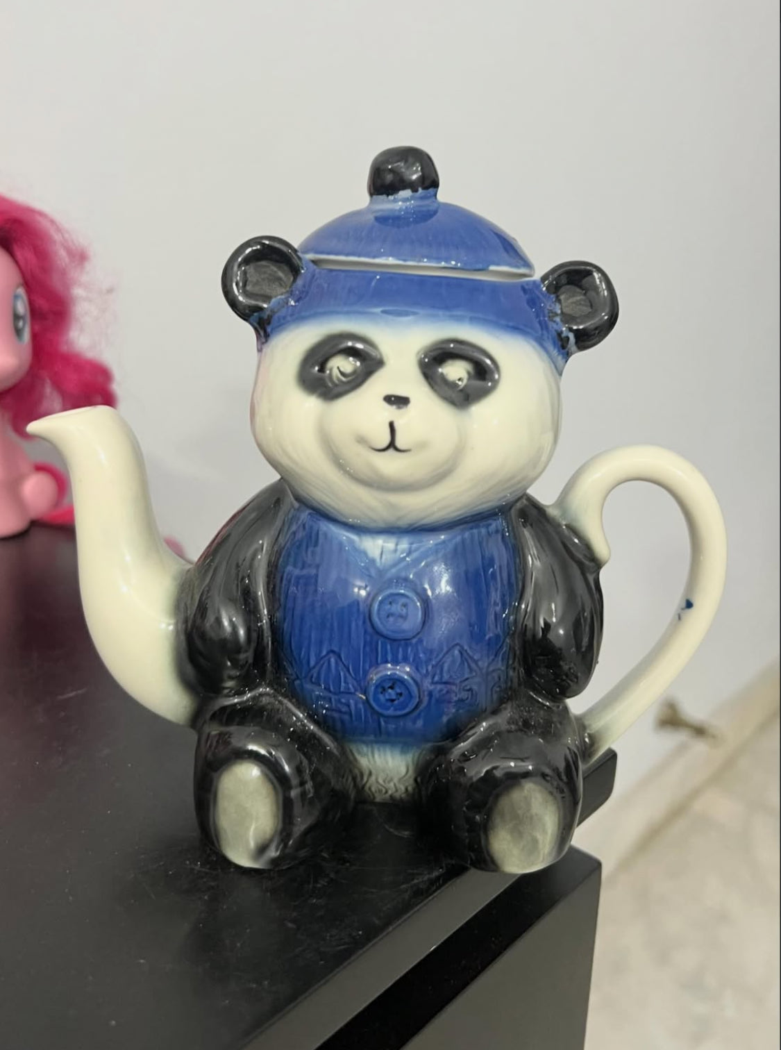 Vintage Tony Wood Bear Ceramic Kettle