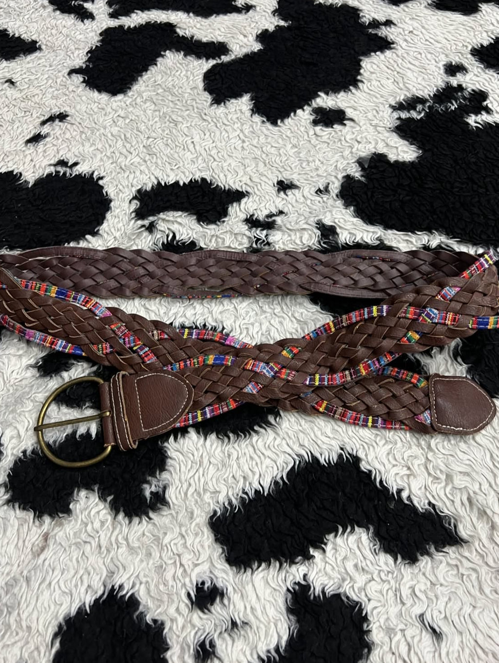 Rainbow Wide Elastic Belt