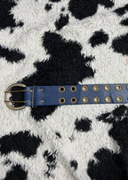 Blue Double-Holed Belt