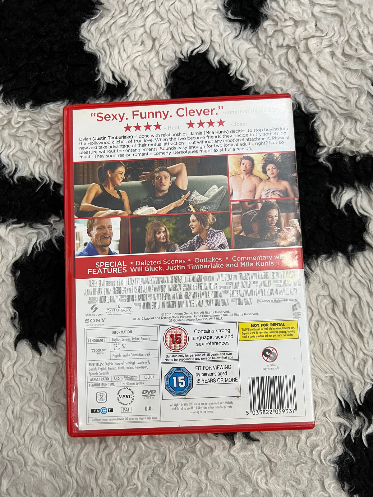 Friends With Benefits DVD