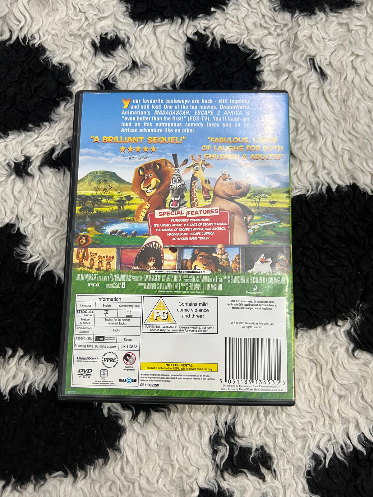 Madagascar - Escape 2 Africa DVD