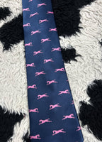 Pink Horses Tie