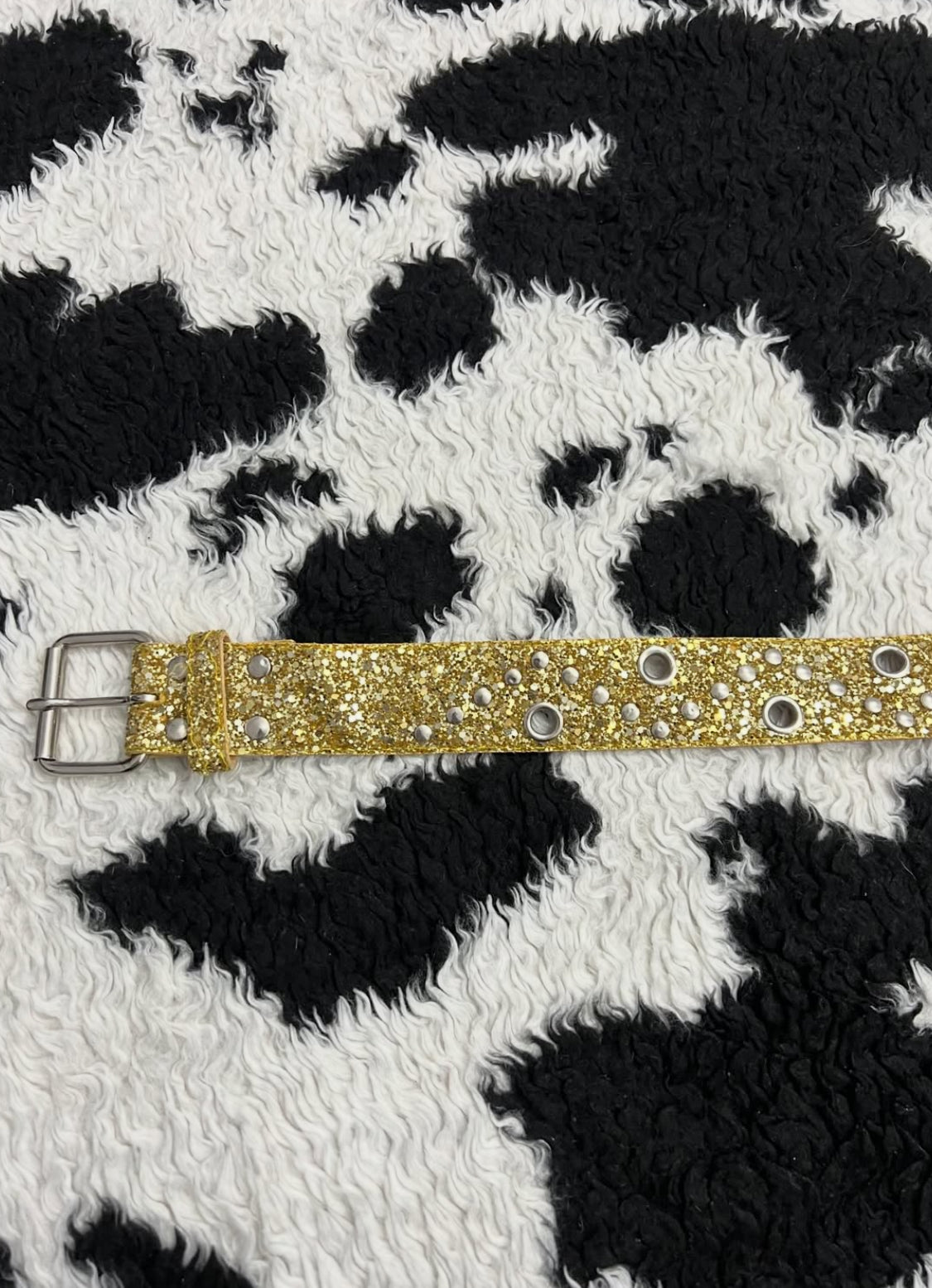 Golden Glitter Belt