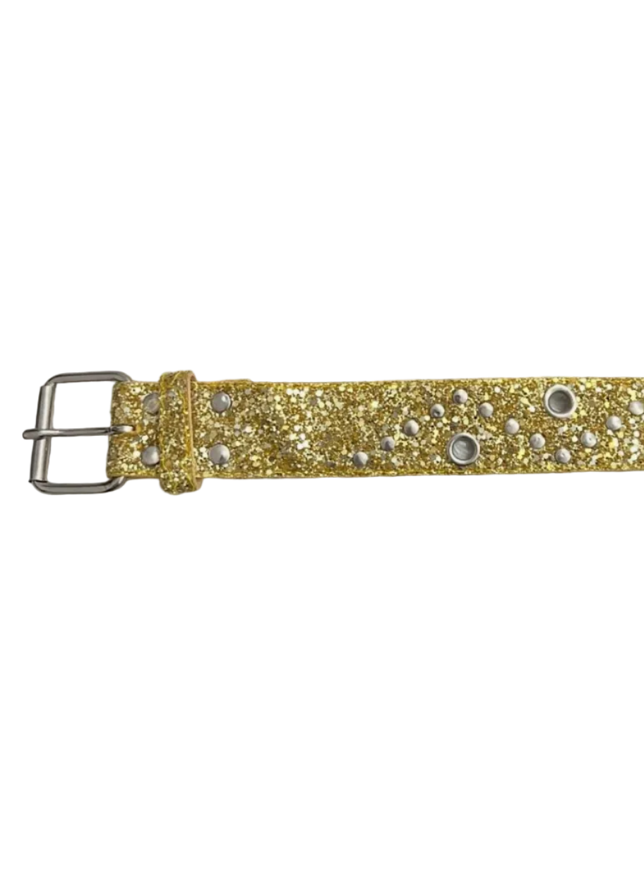 Golden Glitter Belt