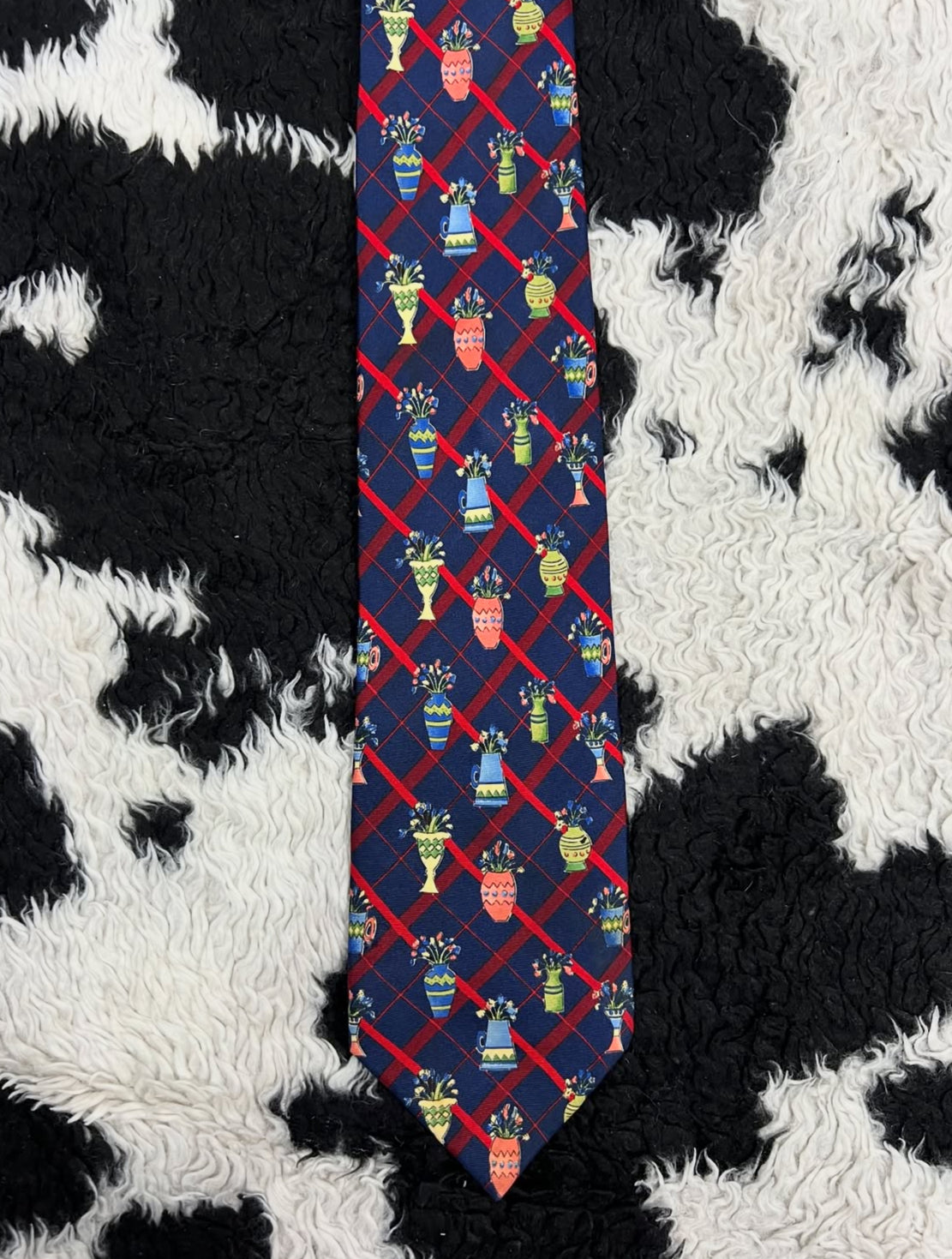 Flower Pots Tie