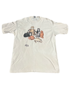 Vintage 90s Fruit of the Loom Cats Tee (Extra Large)