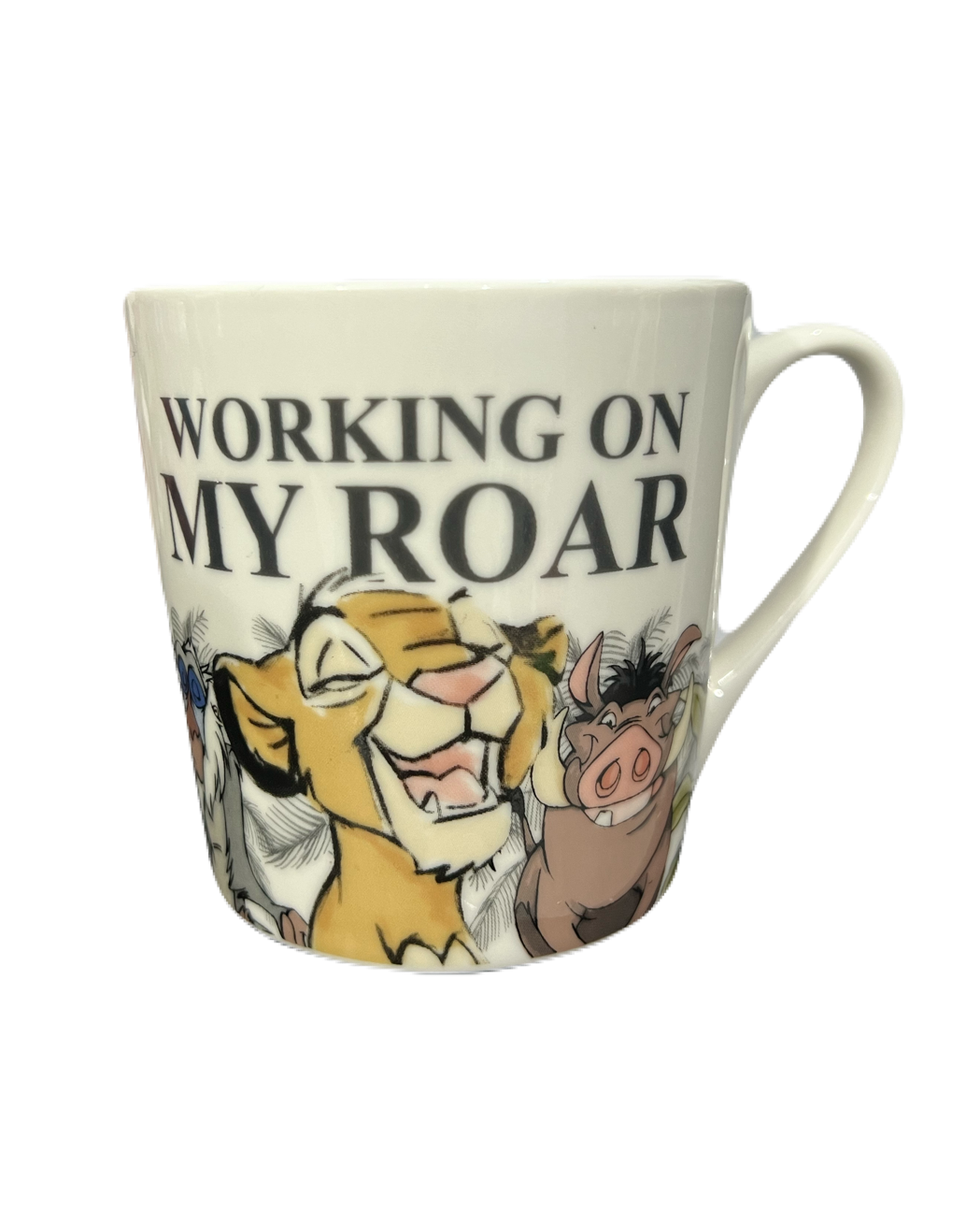 Lion King "Working on my Roar" Mug