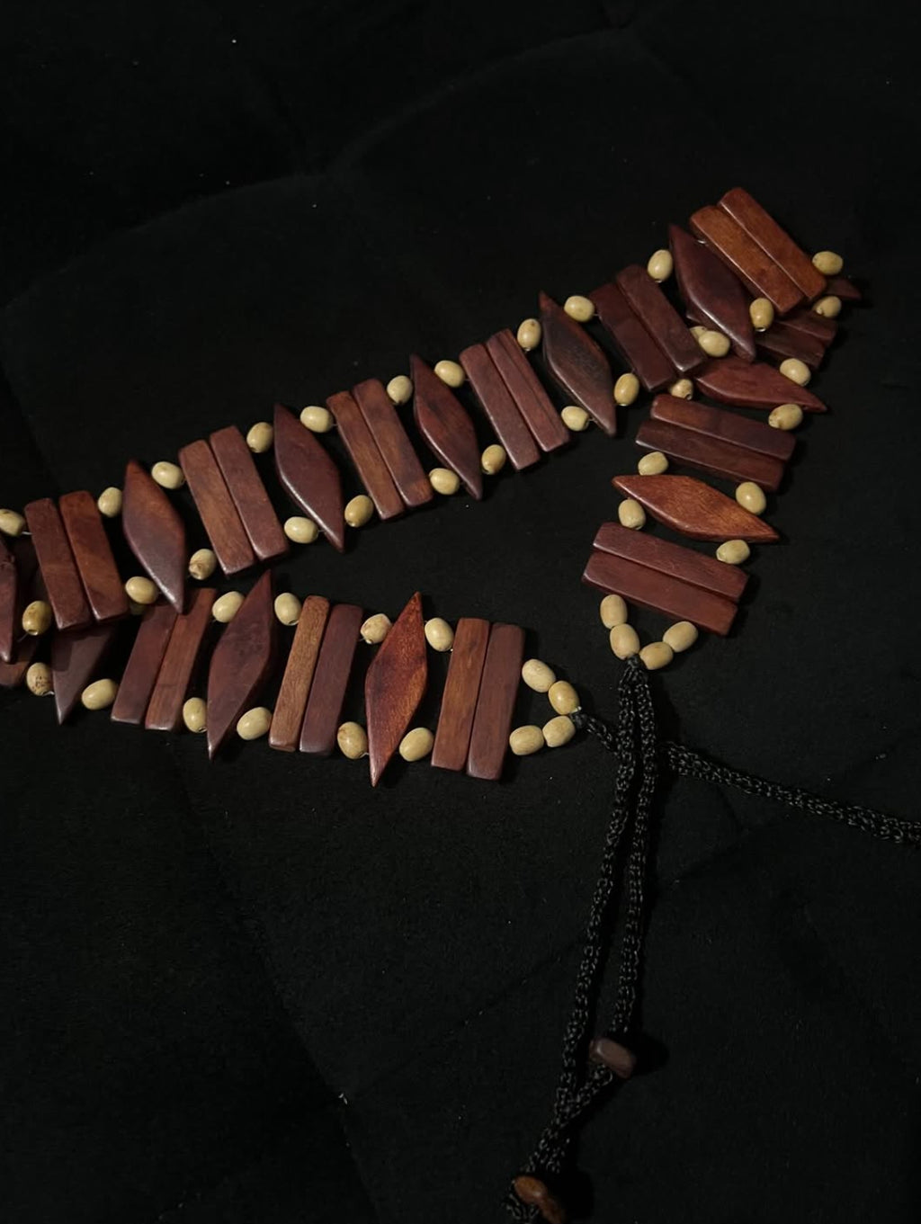 Wooden Linked Waistchain