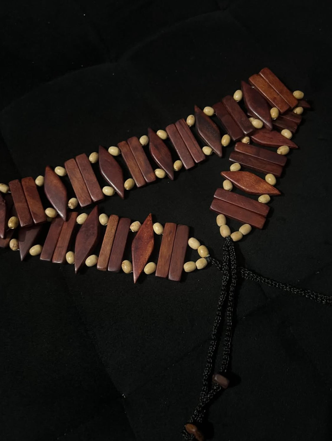 Wooden Linked Waistchain
