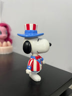 Vintage 1999 Uncle Sam USA Snoopy Figurine