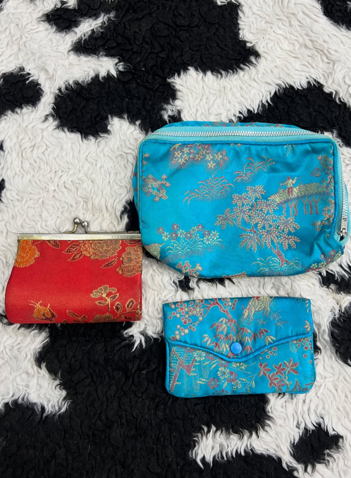 Chinese Embroidered Wallets (Set of 3)