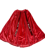 Strawberry Long Velvet Skirt