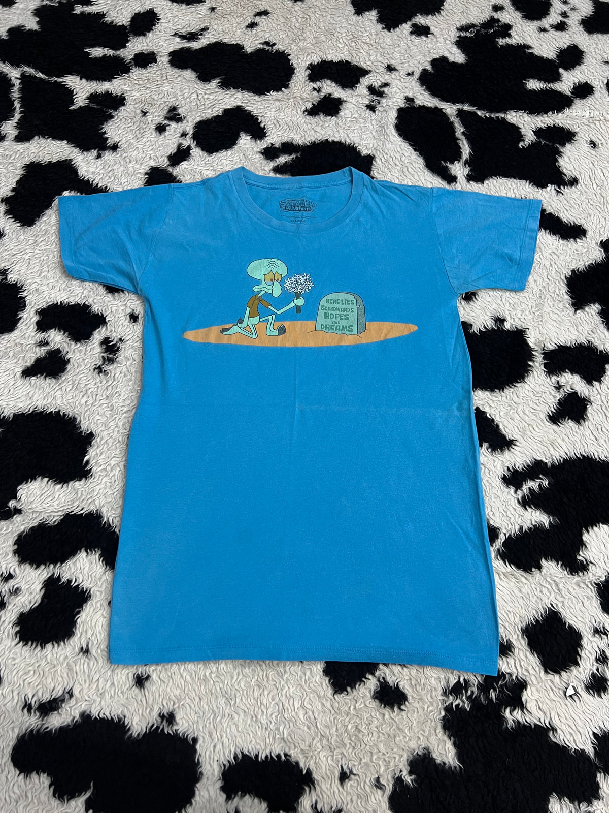Spongebob "Here Lies Squidward's Hopes & Dreams" Tee (Medium)