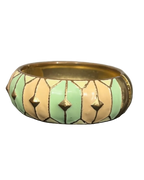 Pastel Openable Gold Bangle