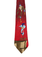 Vintage Looney Tunes Road Runner & Wile E. Coyote Tie
