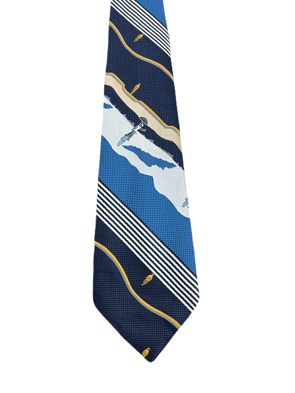 Burton Vintage Cyclist Embroidered Tie